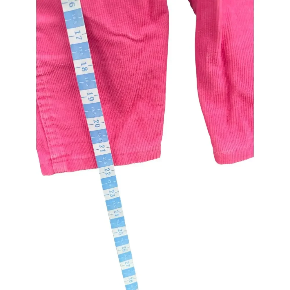 VINTAGE OshKosh Bgosh Pink Corduroy Overalls 6M USA Made